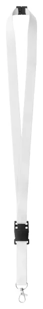 Subyard USB Safe custom sublimation lanyard White