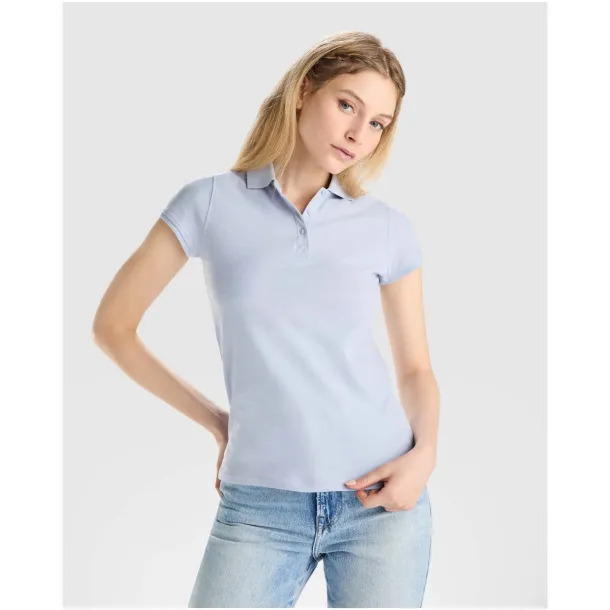 Star short sleeve women's polo - Roly Lilac