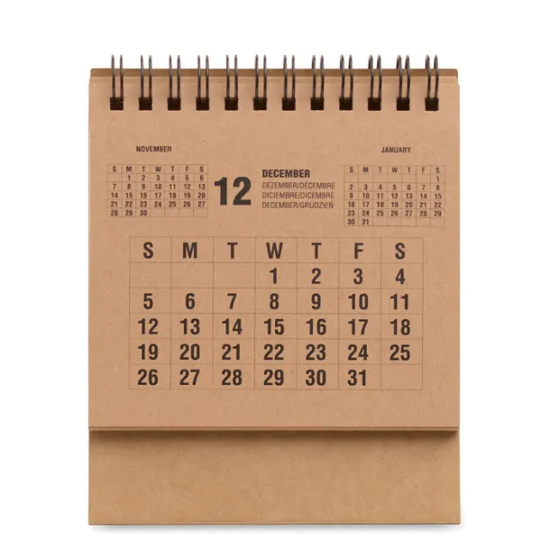 YEARS Stolni kalendar za 4 godine Bež