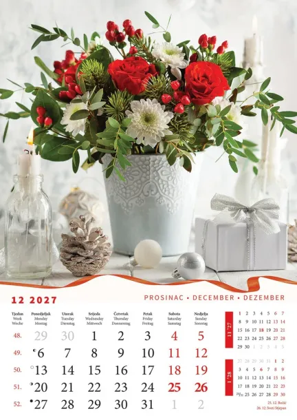  "BUKETI" color calendar Color