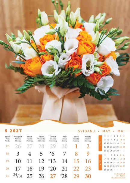  "BUKETI" color calendar Color