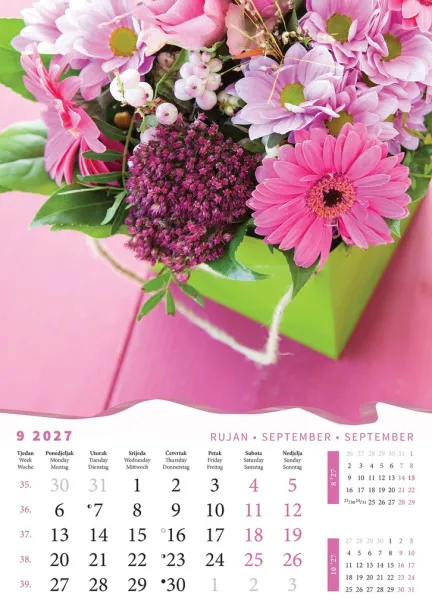  "BUKETI" color calendar Color