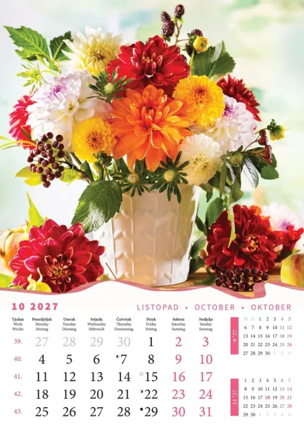  "BUKETI" color kalendar Color