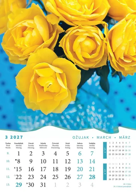  "BUKETI" color kalendar Color
