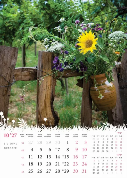  "CVIJEĆE" color kalendar Color