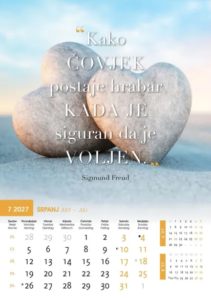  "MOTIVACIJSKI KALENDAR" color calendar Color