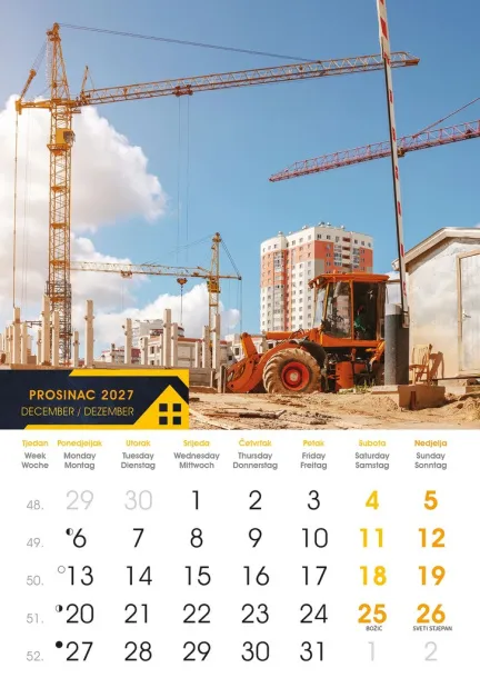  "S GRADILIŠTA" color kalendar Color