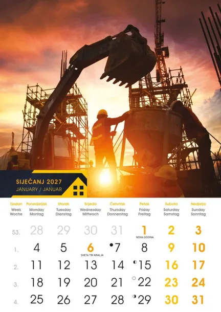  "S GRADILIŠTA" color kalendar Color