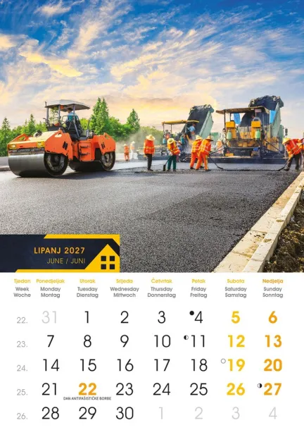  "S GRADILIŠTA" color kalendar Color
