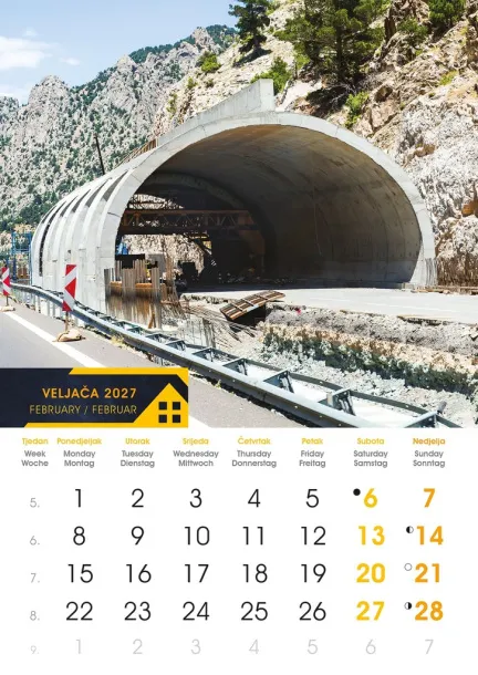  "S GRADILIŠTA" color kalendar Color