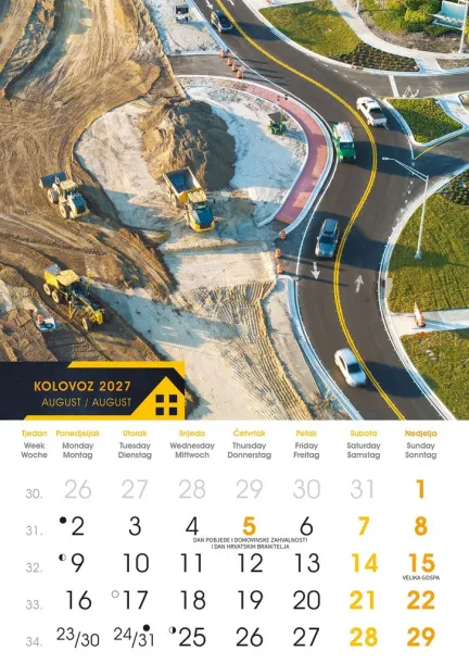  "S GRADILIŠTA" color kalendar Color
