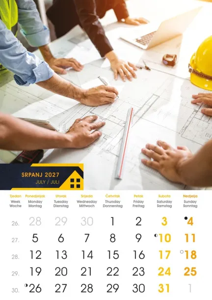  "S GRADILIŠTA" color kalendar Color
