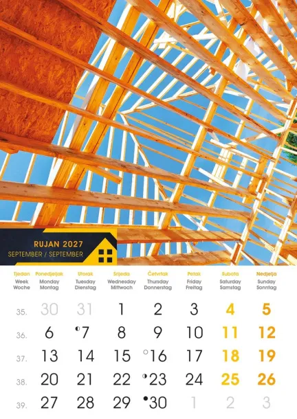  "S GRADILIŠTA" color kalendar Color