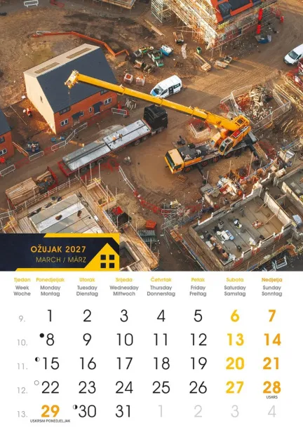  "S GRADILIŠTA" color kalendar Color