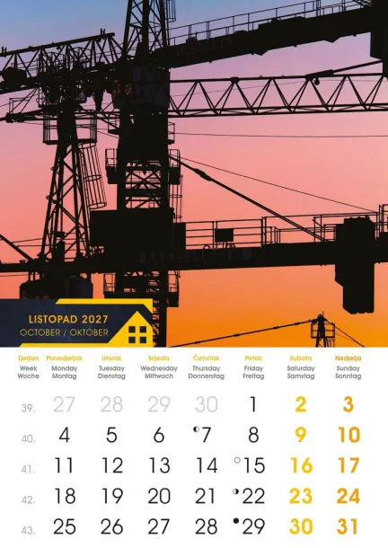  "S GRADILIŠTA" color kalendar Color