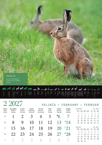  "KALENDAR LOVA" color kalendar Color