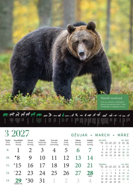 "KALENDAR LOVA" color kalendar Color