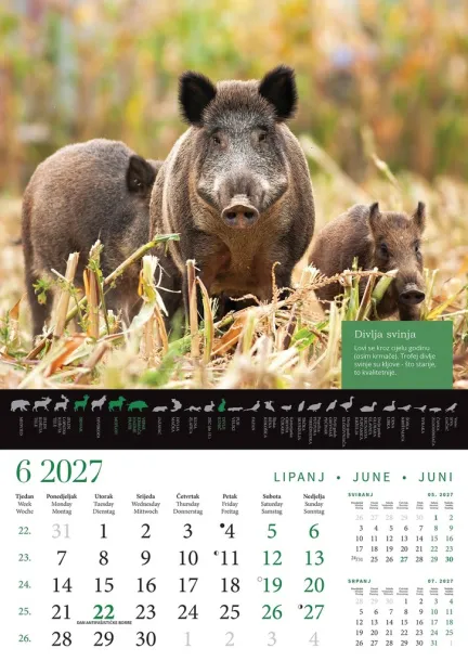  "KALENDAR LOVA" color kalendar Color