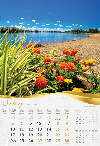  "BAJKOVITO ZAGORJE I MEĐIMURJE" color calendar Color