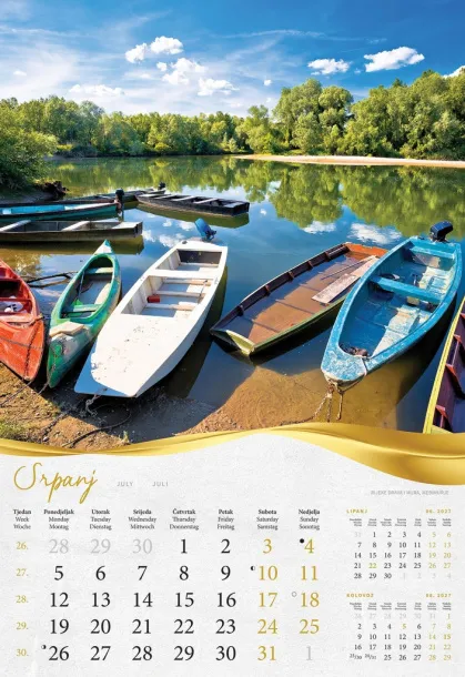  "BAJKOVITO ZAGORJE I MEĐIMURJE" color kalendar Color