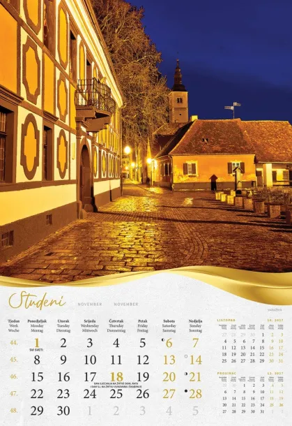  "BAJKOVITO ZAGORJE I MEĐIMURJE" color kalendar Color