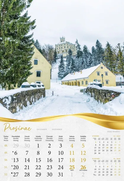  "BAJKOVITO ZAGORJE I MEĐIMURJE" color calendar Color