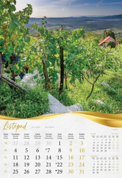  "BAJKOVITO ZAGORJE I MEĐIMURJE" color calendar Color
