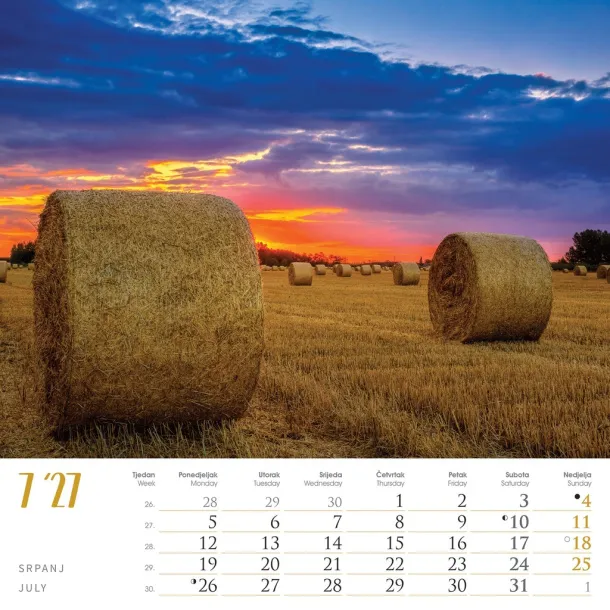  "SEOSKA IDILA" color calendar Color