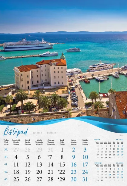  "BISERNA DALMACIJA" color kalendar Color