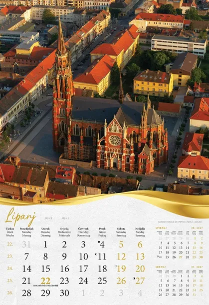  "MOJA ZLATNA SLAVONIJA i BARANJA"  color kalendar Color
