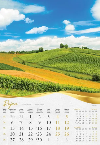  "MOJA ZLATNA SLAVONIJA i BARANJA"  color kalendar Color