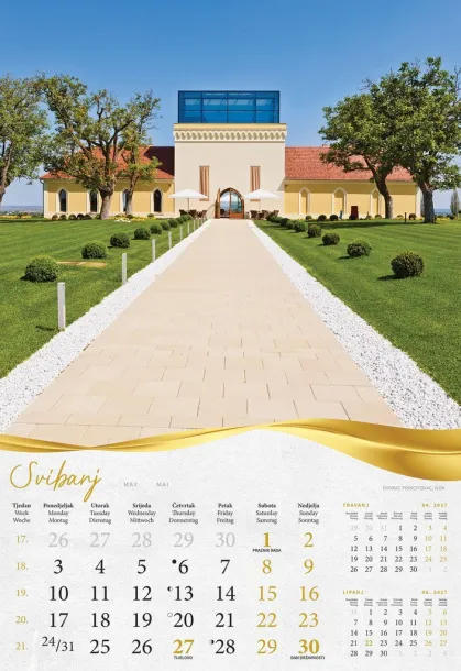  "MOJA ZLATNA SLAVONIJA i BARANJA"  color calendar Color