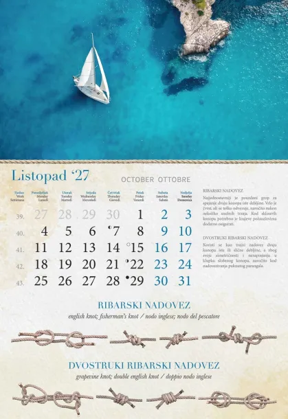  "GROPOVI" color calendar Color