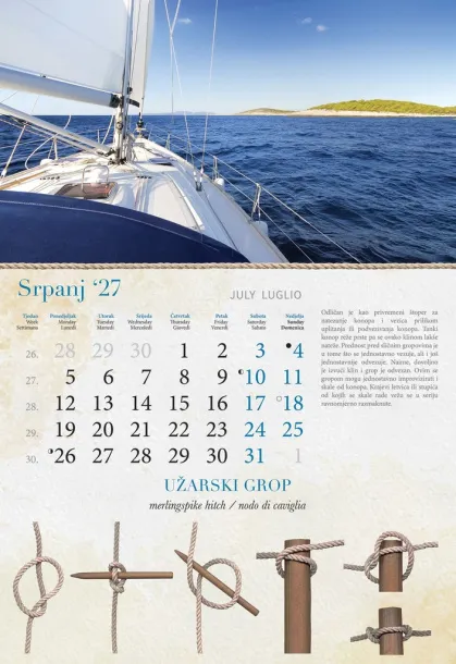  "GROPOVI" color calendar Color