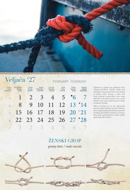  "GROPOVI" color calendar Color