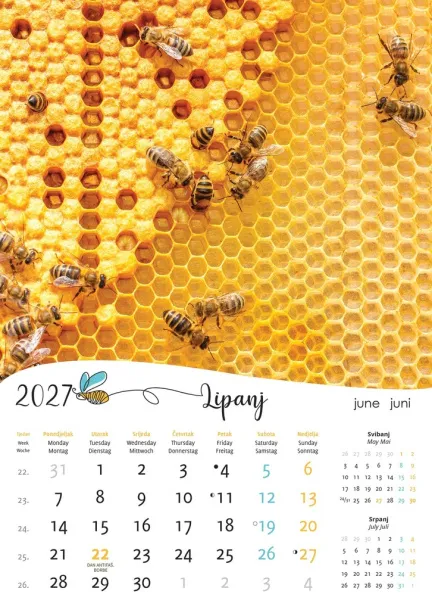  "PČELE" color kalendar Color