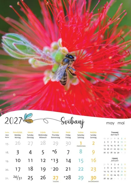  "PČELE" color kalendar Color