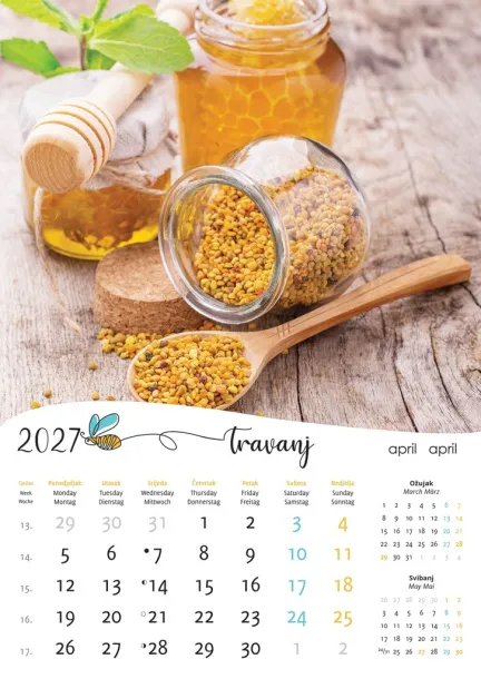  "PČELE" color kalendar Color