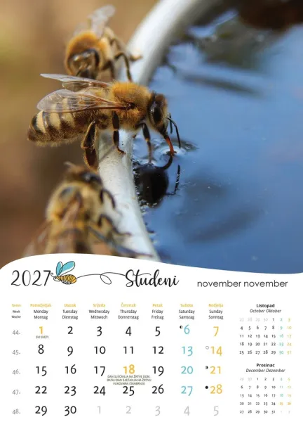  "PČELE" color kalendar Color