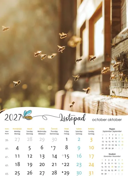  "PČELE" color kalendar Color