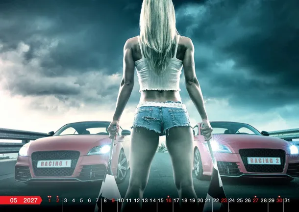 "SPEED GIRLS" color kalendar Color