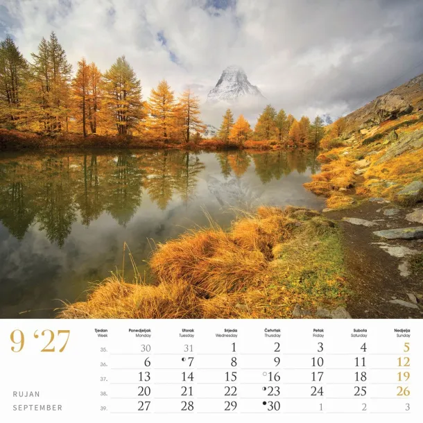  "ČARI PRIRODE" color calendar Color