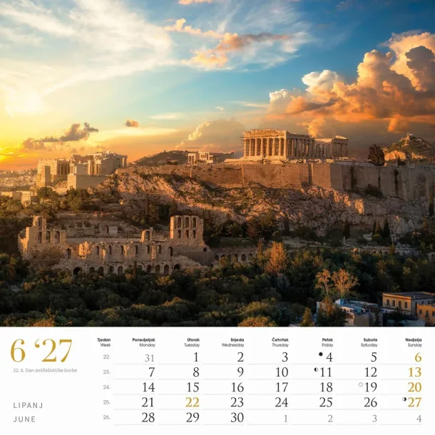  "ČARI PRIRODE" color calendar Color
