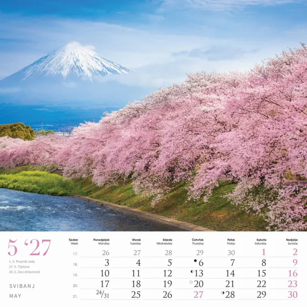 "ČARI PRIRODE" color calendar Color