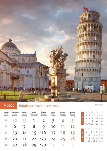  "BISERI SVIJETA" color calendar Color