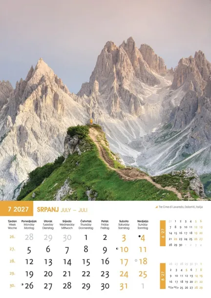  "BISERI SVIJETA" color kalendar Color