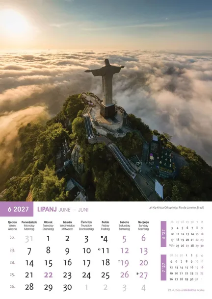 "BISERI SVIJETA" color calendar Color