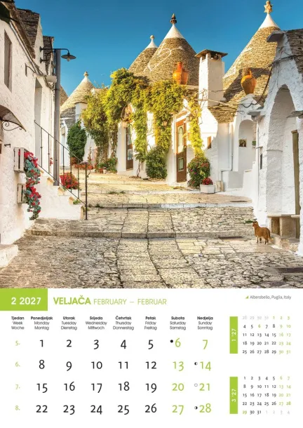  "BISERI SVIJETA" color calendar Color