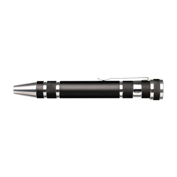Alyssa Aluminium pocket screwdriver  Crna