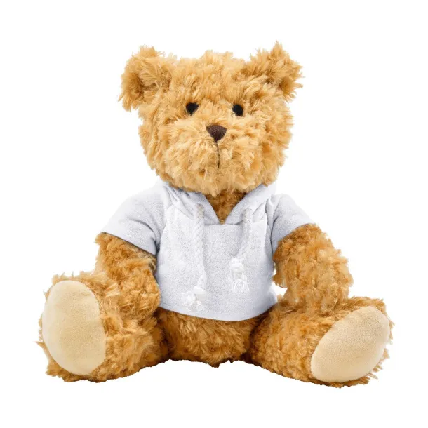  Plush teddy bear Monty Bijela